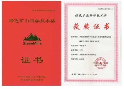 日照市海洋工程研究院荣获绿色矿山科学技术奖